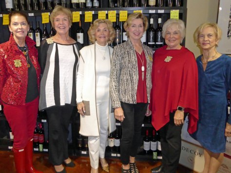 Marth Vance Thornton, Hartley Fitts, Linda Lindsey, Malinda Summey, Marilyn Grube and Alice Robbins